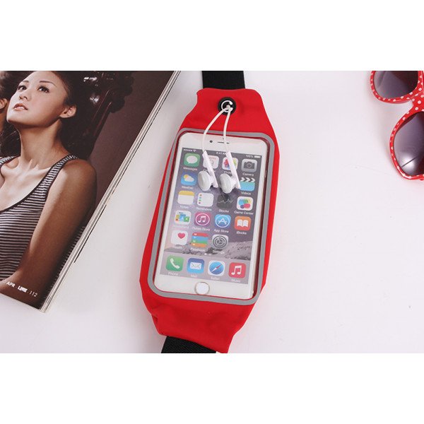 Wholesale iPhone 6s / 6 4.7 Universal Sports Pouch Belt (Red)